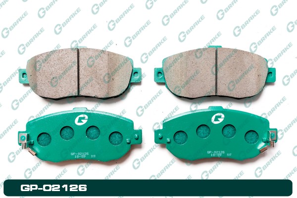 КОЛОДКИ ТОРМОЗНЫЕ ДИСКОВЫЕ G-BRAKE GP02126