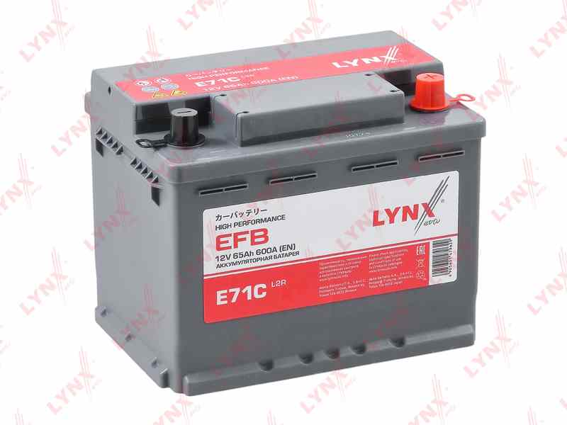 АККУМУЛЯТОР LYNXauto E71C