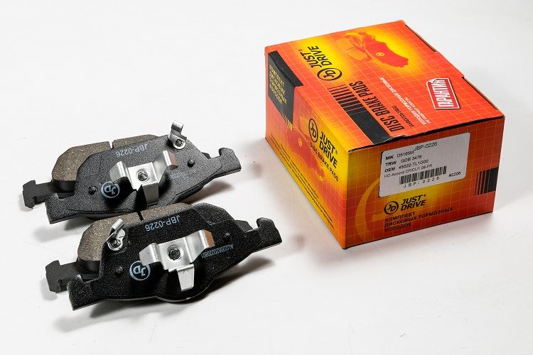 КОЛОДКИ ТОРМОЗНЫЕ ДИСКОВЫЕ JD JBP0226