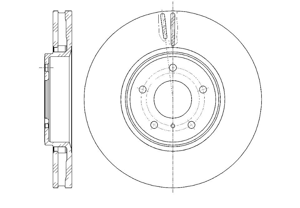 ДИСК ТОРМОЗНОЙ G-BRAKE GR21009