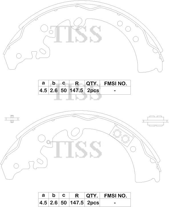 КОЛОДКИ ТОРМОЗНЫЕ БАРАБАННЫЕ PARAUT T283516
