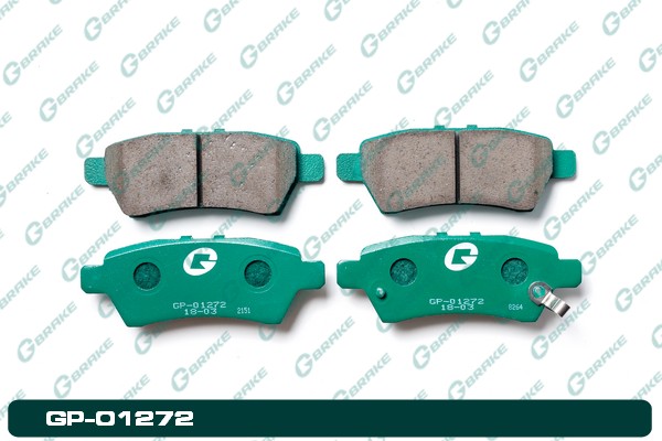 КОЛОДКИ ТОРМОЗНЫЕ ДИСКОВЫЕ G-BRAKE GP01272