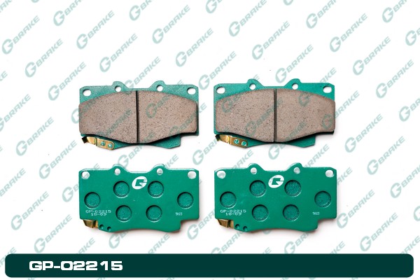 КОЛОДКИ ТОРМОЗНЫЕ ДИСКОВЫЕ G-BRAKE GP02215