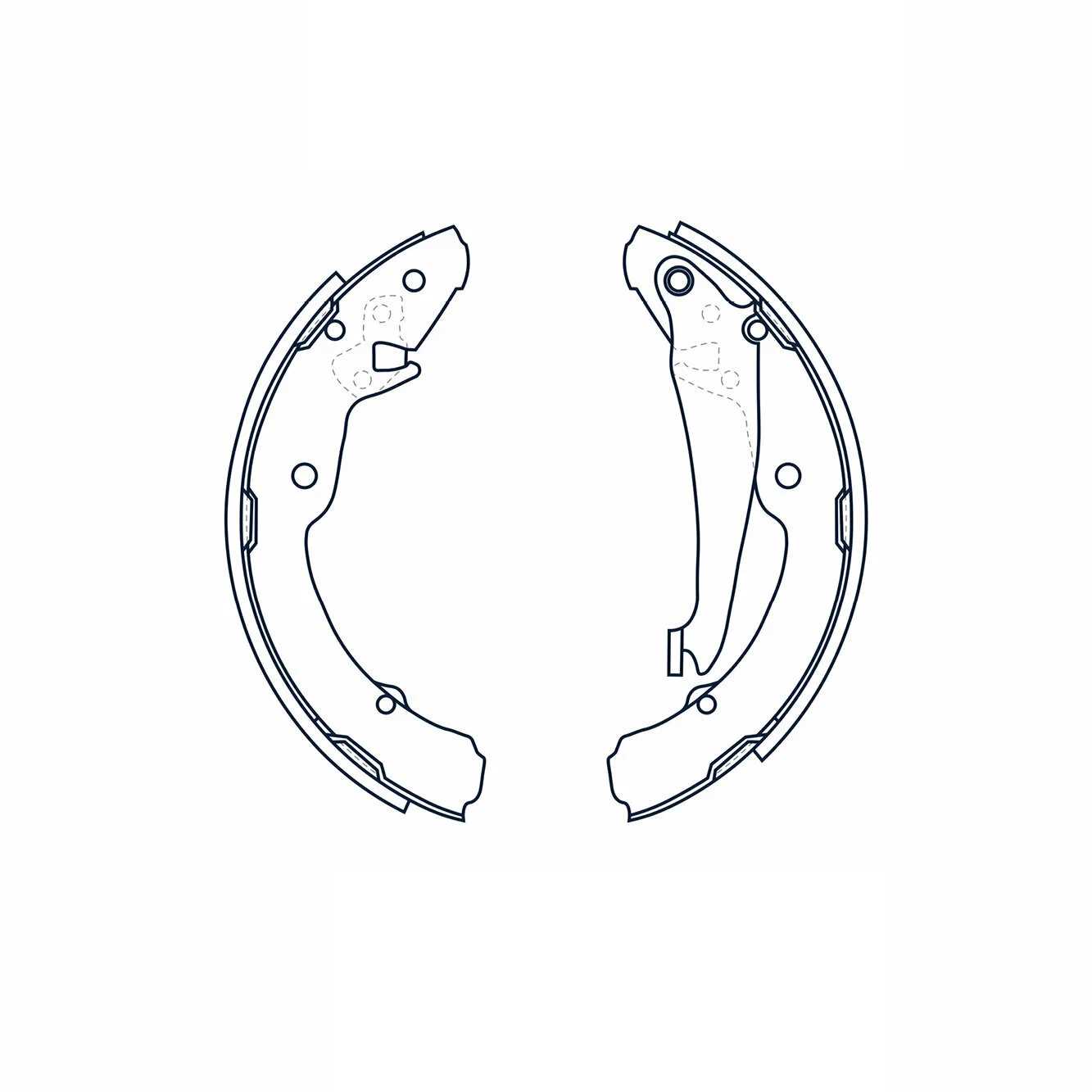 КОЛОДКИ ТОРМОЗНЫЕ БАРАБАННЫЕ IXAT X3S0029
