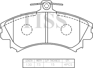 КОЛОДКИ ТОРМОЗНЫЕ ДИСКОВЫЕ PARAUT M281206