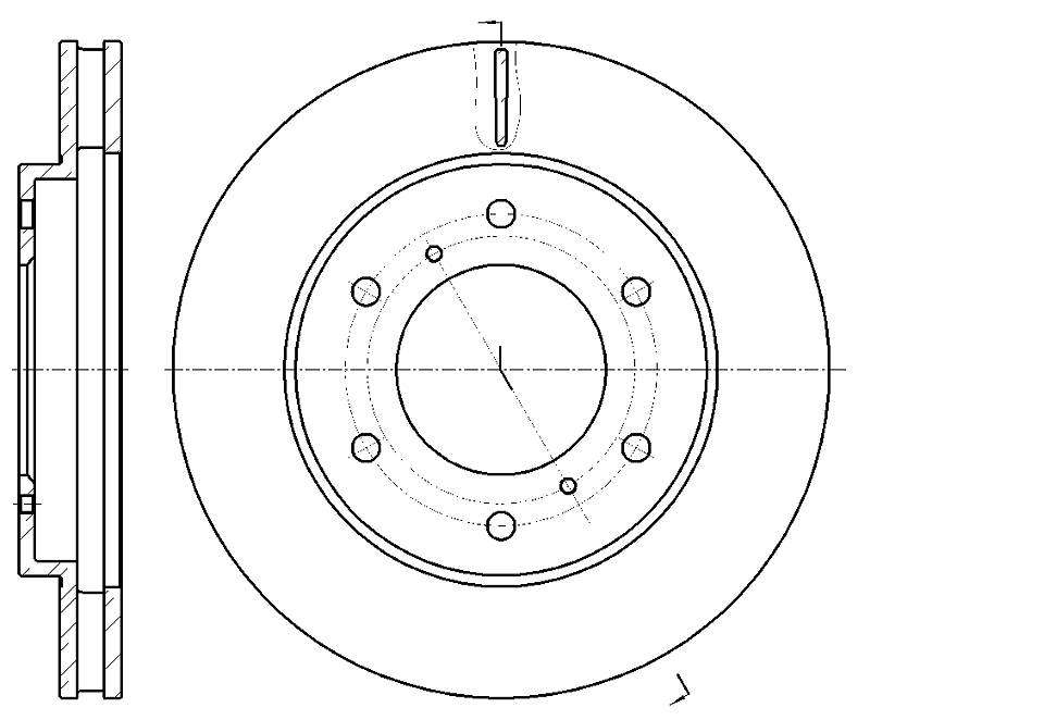 ДИСК ТОРМОЗНОЙ G-BRAKE GR20743