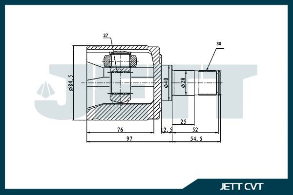 ШРУС ВНУТРЕННИЙ JETT V403111