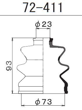 ПЫЛЬНИК ПРИВОДА MARUICHI 1-56 72411
