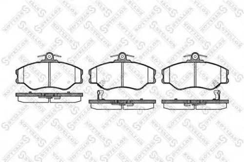 КОЛОДКИ ТОРМОЗНЫЕ ДИСКОВЫЕ STELLOX 505002SX