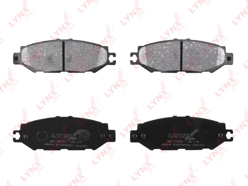 КОЛОДКИ ТОРМОЗНЫЕ ДИСКОВЫЕ LYNXauto BD7570