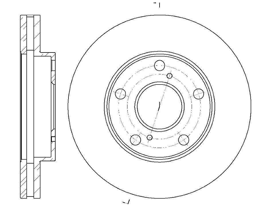 ДИСК ТОРМОЗНОЙ G-BRAKE GR02072