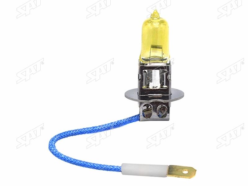 ЛАМПА ГАЛЛОГЕНОВАЯ SAT STH3Y12V H3 12V 55Вт. Галлогеная YELLOW (ЖЕЛТЫЙ)