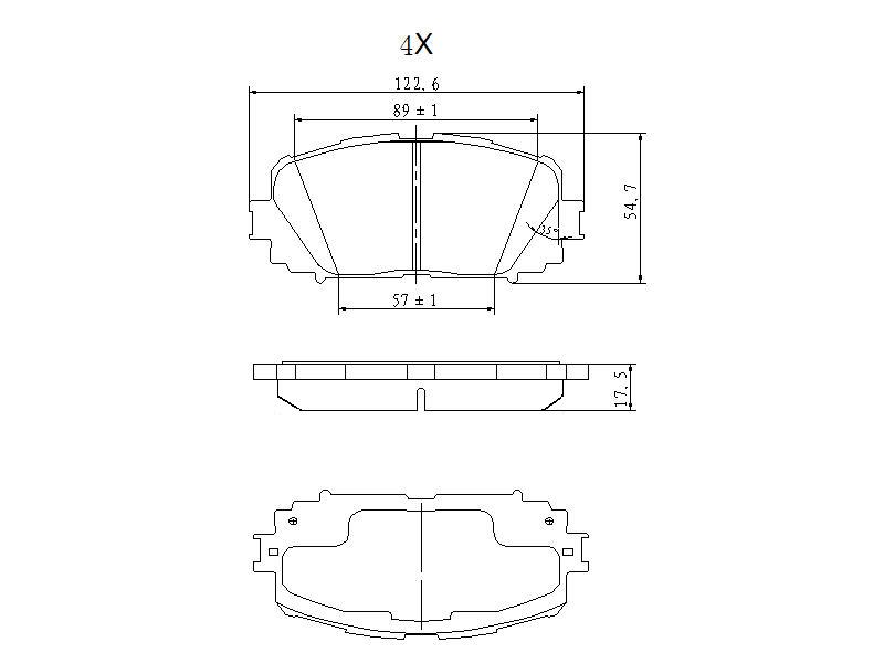 КОЛОДКИ ТОРМОЗНЫЕ ДИСКОВЫЕ JD JBP0229