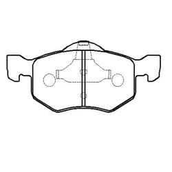 КОЛОДКИ ТОРМОЗНЫЕ ДИСКОВЫЕ CTR GK0162