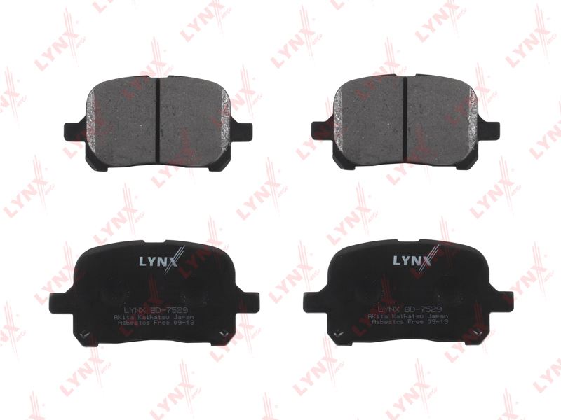 КОЛОДКИ ТОРМОЗНЫЕ ДИСКОВЫЕ LYNXauto BD7529