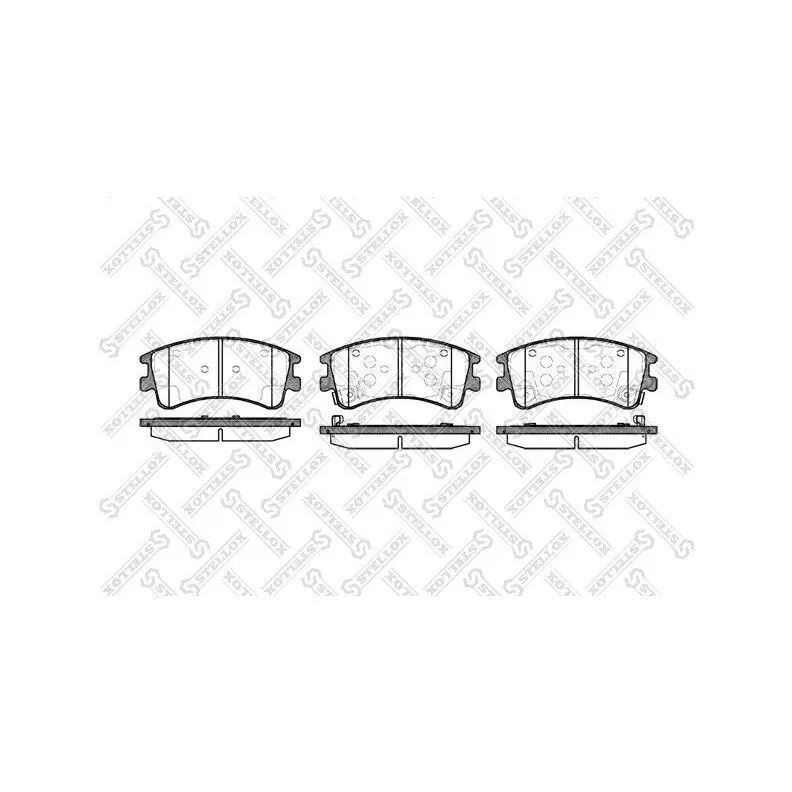 КОЛОДКИ ТОРМОЗНЫЕ ДИСКОВЫЕ STELLOX 981002BSX