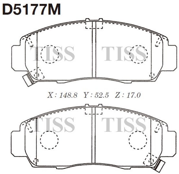 КОЛОДКИ ТОРМОЗНЫЕ ДИСКОВЫЕ KASHIYAMA D5177M