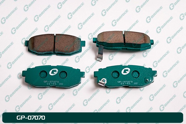 КОЛОДКИ ТОРМОЗНЫЕ ДИСКОВЫЕ G-BRAKE GP07070