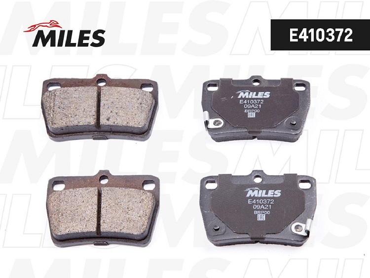 КОЛОДКИ ТОРМОЗНЫЕ ДИСКОВЫЕ MILES E410372