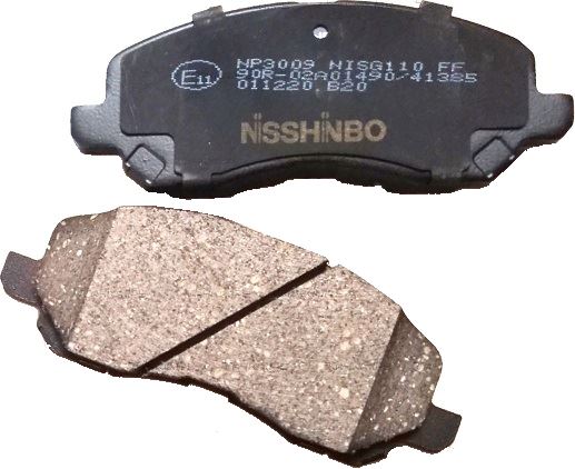 КОЛОДКИ ТОРМОЗНЫЕ ДИСКОВЫЕ NISSHINBO NP3009