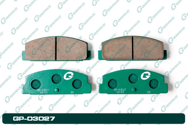 КОЛОДКИ ТОРМОЗНЫЕ ДИСКОВЫЕ G-BRAKE GP03027