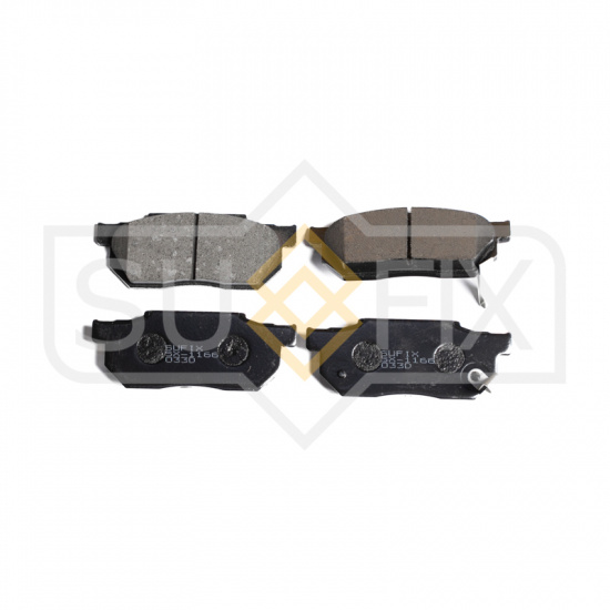 КОЛОДКИ ТОРМОЗНЫЕ ДИСКОВЫЕ SUFIX SX1166
