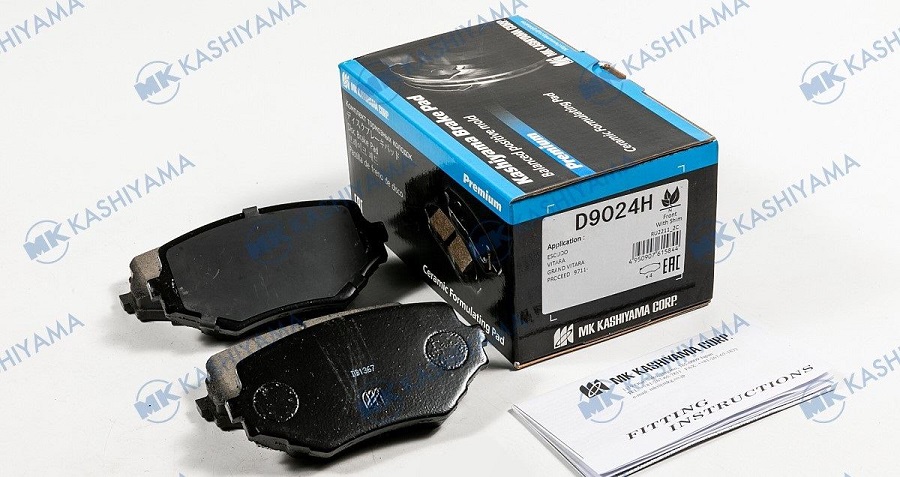 КОЛОДКИ ТОРМОЗНЫЕ ДИСКОВЫЕ KASHIYAMA D9024H