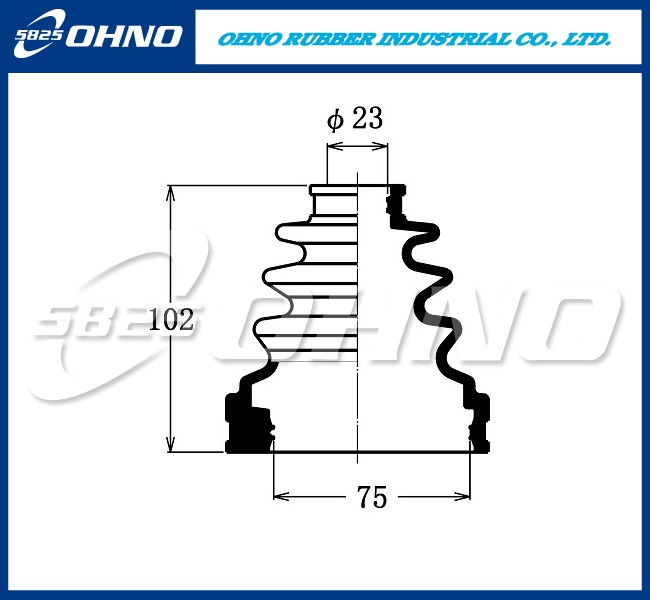 ПЫЛЬНИК ПРИВОДА OHNO 5-825 FB2150