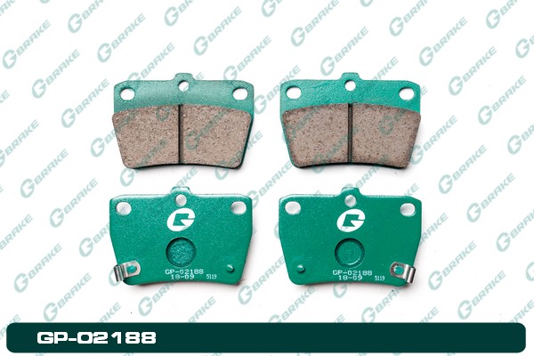 КОЛОДКИ ТОРМОЗНЫЕ ДИСКОВЫЕ G-BRAKE GP02188