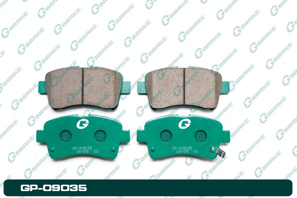КОЛОДКИ ТОРМОЗНЫЕ ДИСКОВЫЕ G-BRAKE GP09035