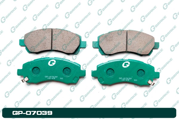КОЛОДКИ ТОРМОЗНЫЕ ДИСКОВЫЕ G-BRAKE GP07039