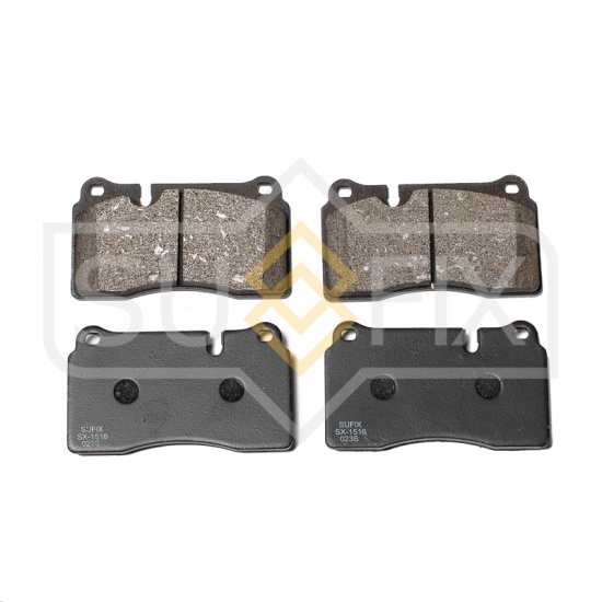 КОЛОДКИ ТОРМОЗНЫЕ ДИСКОВЫЕ SUFIX SX1516