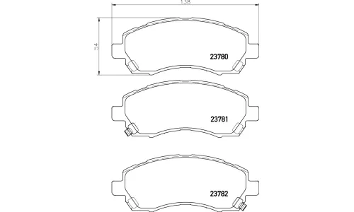 КОЛОДКИ ТОРМОЗНЫЕ ДИСКОВЫЕ NISSHINBO PF7398