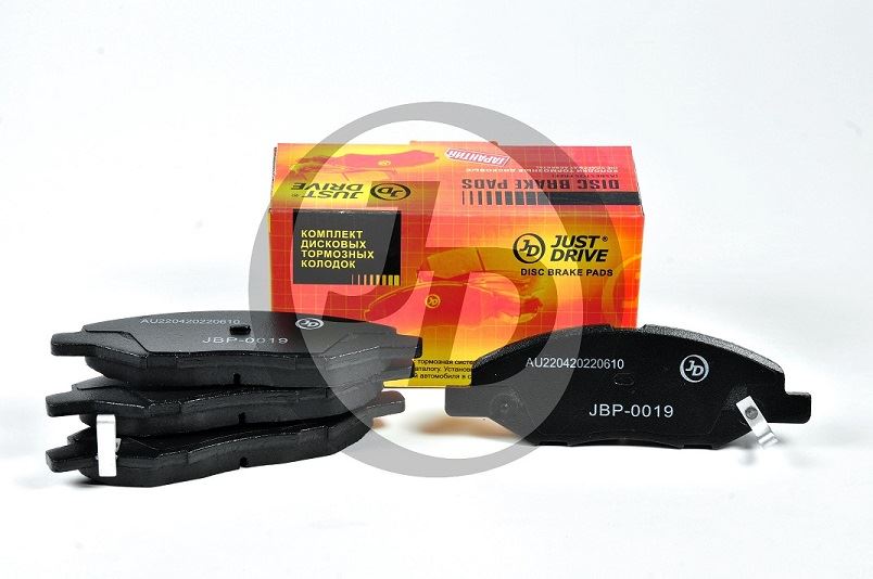 КОЛОДКИ ТОРМОЗНЫЕ ДИСКОВЫЕ JD JBP0019