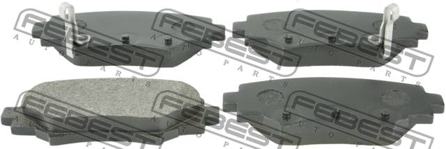 КОЛОДКИ ТОРМОЗНЫЕ ДИСКОВЫЕ FEBEST 0501BMR