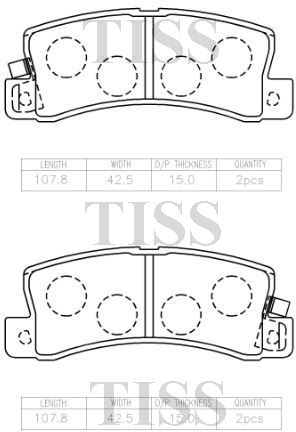КОЛОДКИ ТОРМОЗНЫЕ ДИСКОВЫЕ PARAUT T282547Y