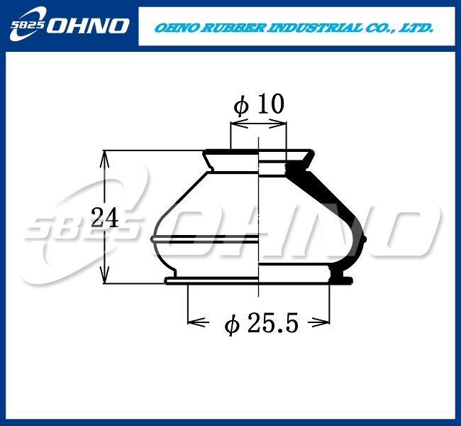 ПЫЛЬНИК ШАРОВОЙ ОПОРЫ OHNO 5-825 DC2522