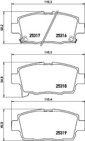 КОЛОДКИ ТОРМОЗНЫЕ ДИСКОВЫЕ IXAT X3P0175