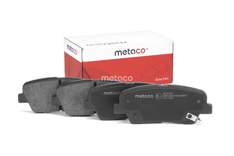 КОЛОДКИ ТОРМОЗНЫЕ ДИСКОВЫЕ METACO 3010037