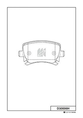 КОЛОДКИ ТОРМОЗНЫЕ ДИСКОВЫЕ KASHIYAMA D30006H