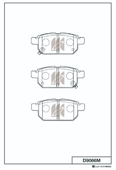 КОЛОДКИ ТОРМОЗНЫЕ ДИСКОВЫЕ KASHIYAMA D9066M