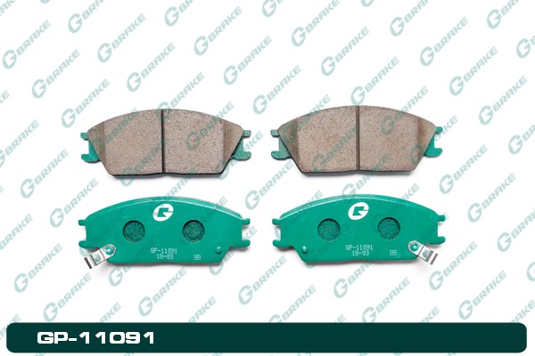 КОЛОДКИ ТОРМОЗНЫЕ ДИСКОВЫЕ G-BRAKE GP11091