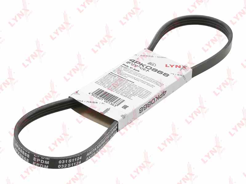 РЕМЕНЬ ПОЛИКЛИНОВЫЙ LYNXauto 4PK0868