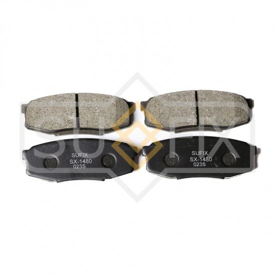 КОЛОДКИ ТОРМОЗНЫЕ ДИСКОВЫЕ SUFIX SX1480