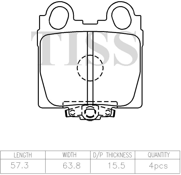 КОЛОДКИ ТОРМОЗНЫЕ ДИСКОВЫЕ PARAUT T282269Y