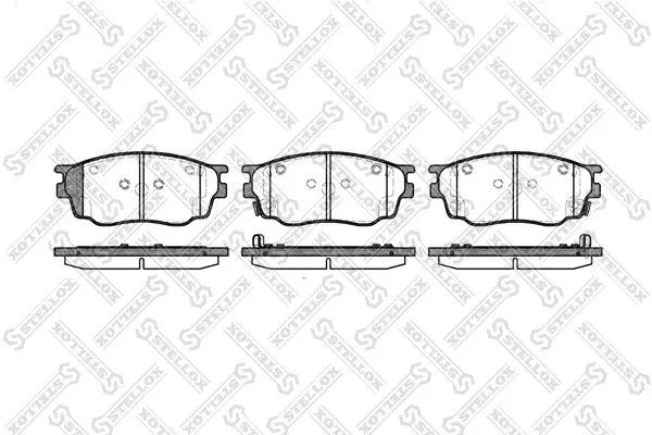 КОЛОДКИ ТОРМОЗНЫЕ ДИСКОВЫЕ STELLOX 811022SX