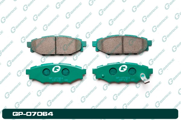 КОЛОДКИ ТОРМОЗНЫЕ ДИСКОВЫЕ G-BRAKE GP07064