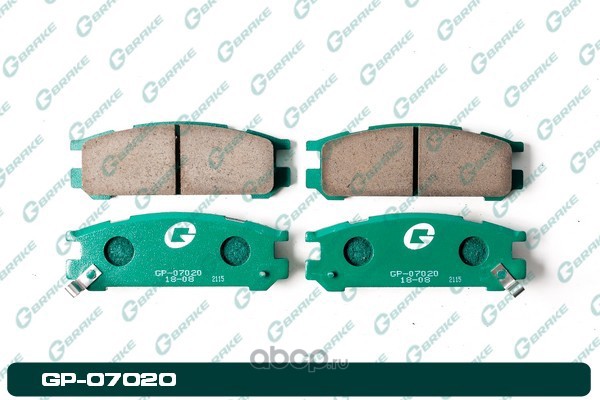 КОЛОДКИ ТОРМОЗНЫЕ ДИСКОВЫЕ G-BRAKE GP07020