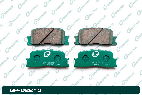 КОЛОДКИ ТОРМОЗНЫЕ ДИСКОВЫЕ G-BRAKE GP02219 