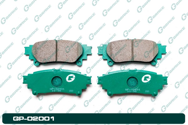 КОЛОДКИ ТОРМОЗНЫЕ ДИСКОВЫЕ G-BRAKE GP02001